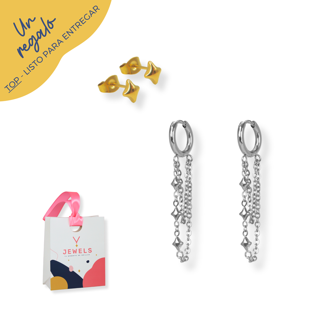 Bundle 1 regalo top - aretes de nuestra línea exclusiva
