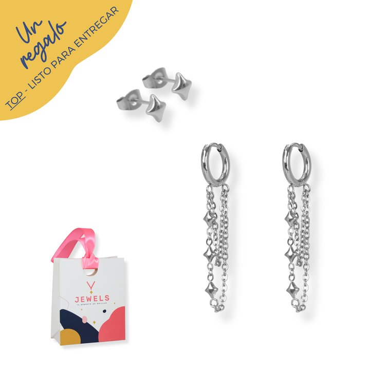Bundle 1 regalo top - aretes de nuestra línea exclusiva