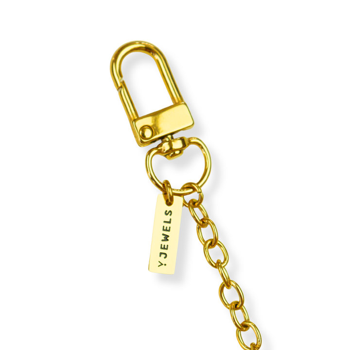 Charm de cartera Fuerte, Segura, Valiosa - Stainless Steel - oro o plata