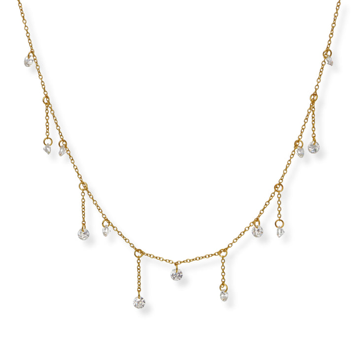 Choker Julie - diamantes - oro