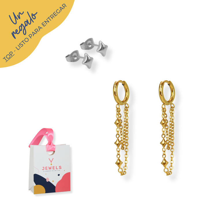 Bundle 1 regalo top - aretes de nuestra línea exclusiva