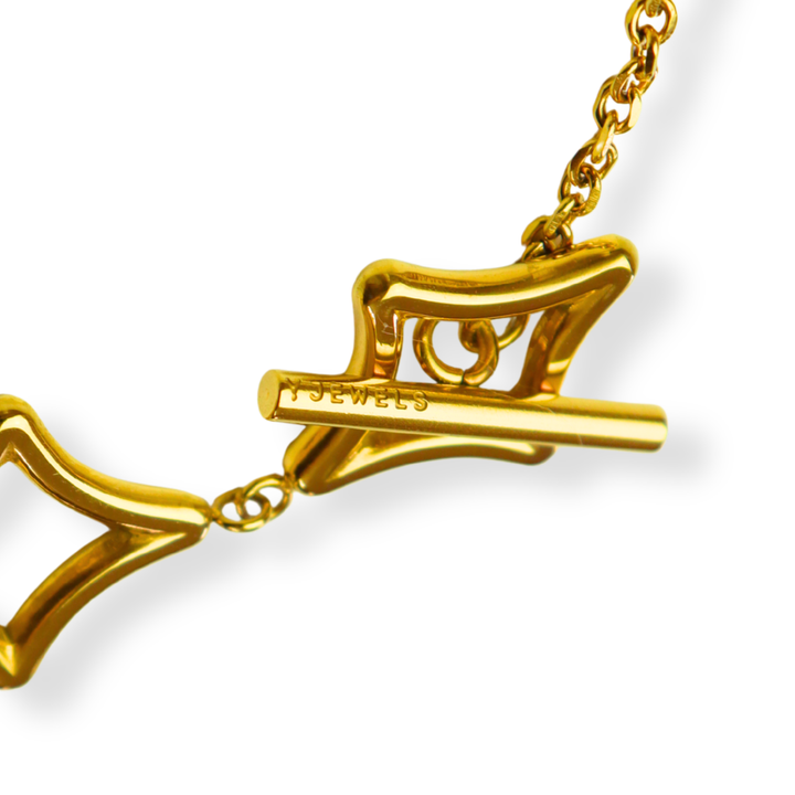 Pulsera Línea Exclusiva de Y - cierre multinivel OT exclusivo  - oro, plata o doble tono