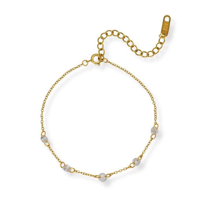 Pulsera Julie - diamantes - oro