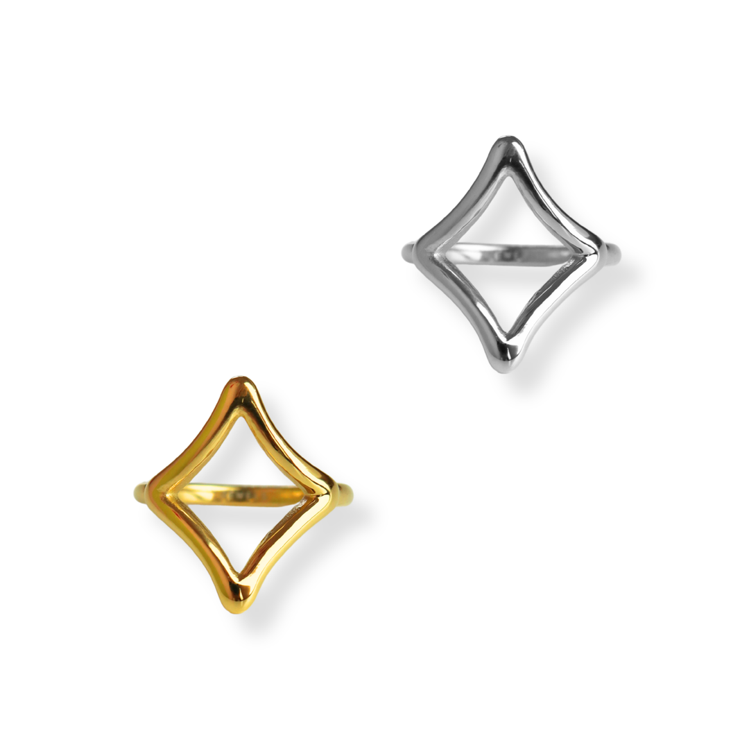 Sortija Línea Exclusiva de Y -  Size 6 a 10 - oro o plata