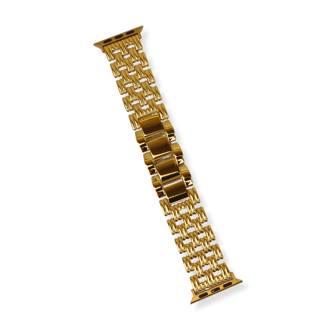 Correa Apple Watch Gisela - cuadrada - 1 pieza - oro, plata, doble tono