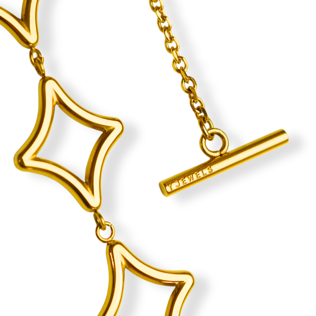 Collar Línea Exclusiva de Y - versátil - cierre OT exclusivo  - oro, plata o doble tono