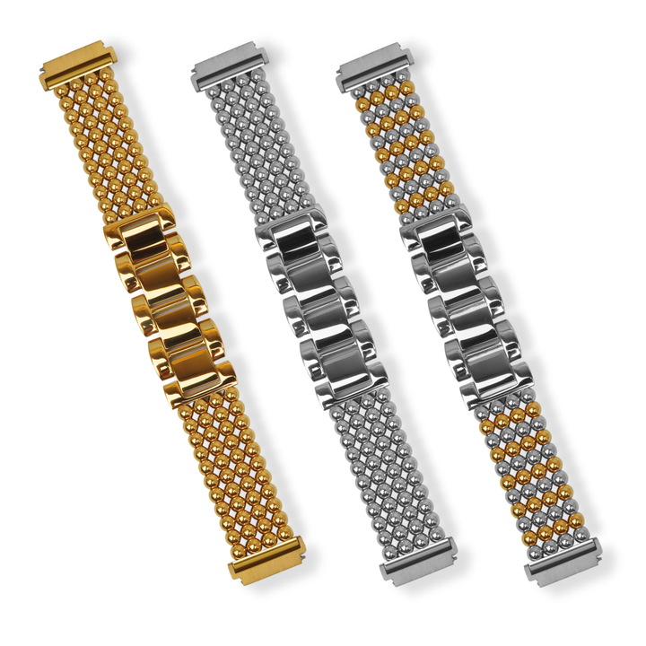 Correa Galaxy Watch Gabriela - bolitas - oro, plata, doble tono - 1 pieza