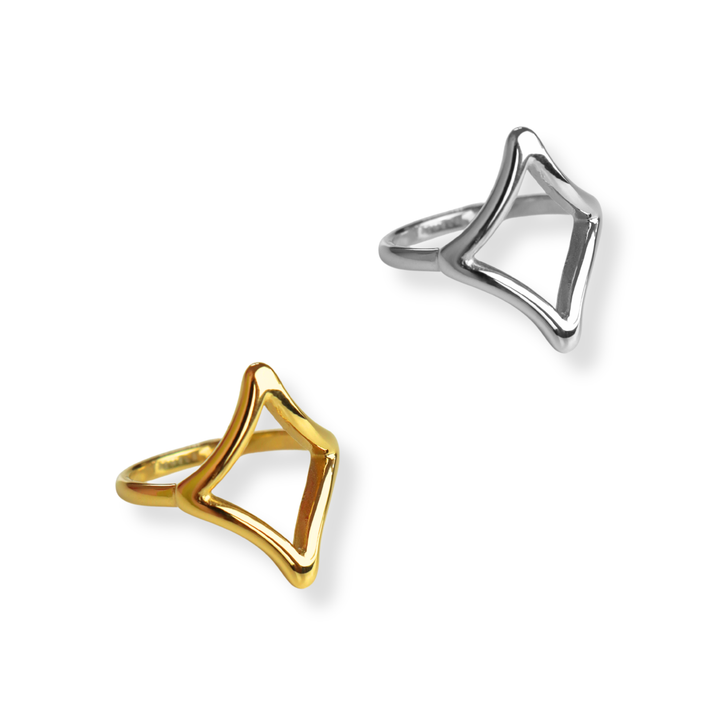 Sortija Línea Exclusiva de Y -  Size 6 a 10 - oro o plata