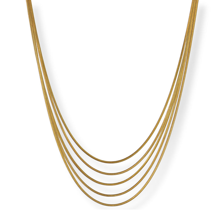 Choker Grecia - 5 capas - oro