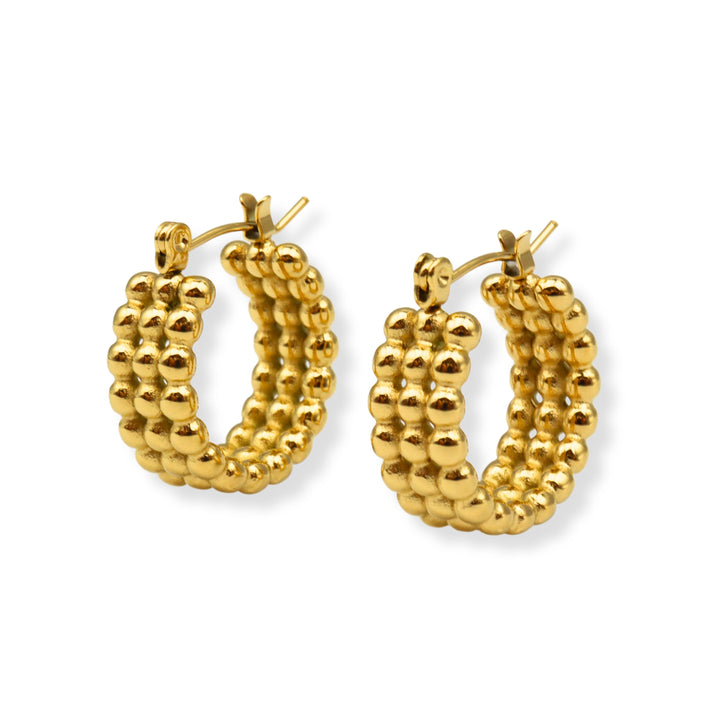 Aretes Diana - hoops - bolitas