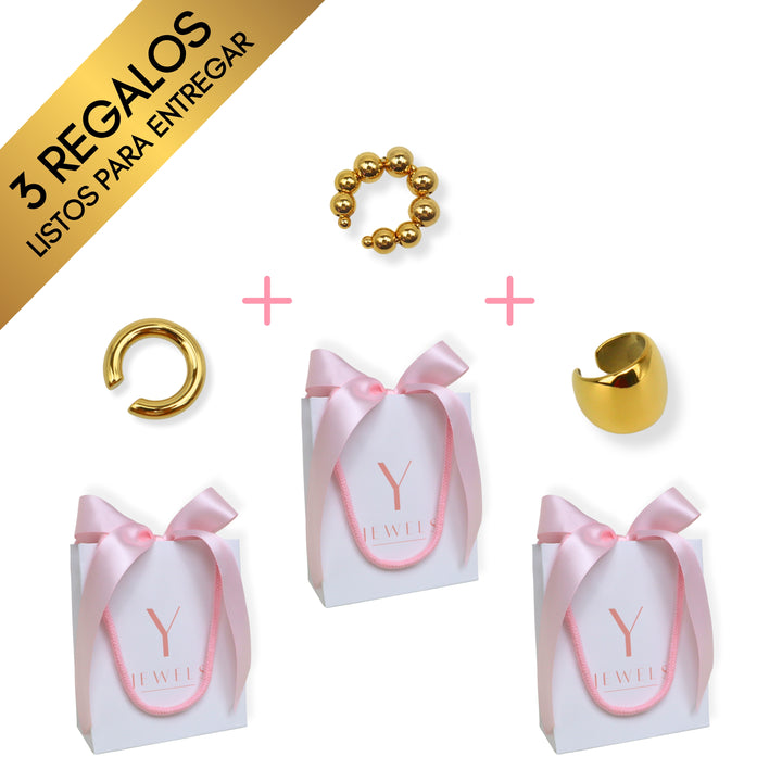 Bundle 3 regalos de ear cuffs