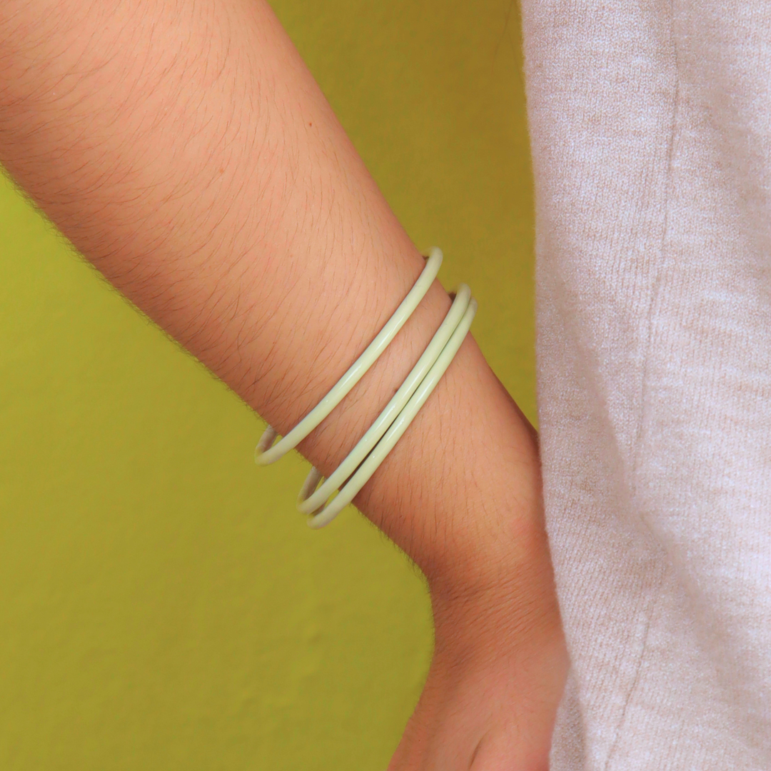 Bangles Iza Esmaltados Línea Exclusiva de Y - diferentes tamaños - 3pcs