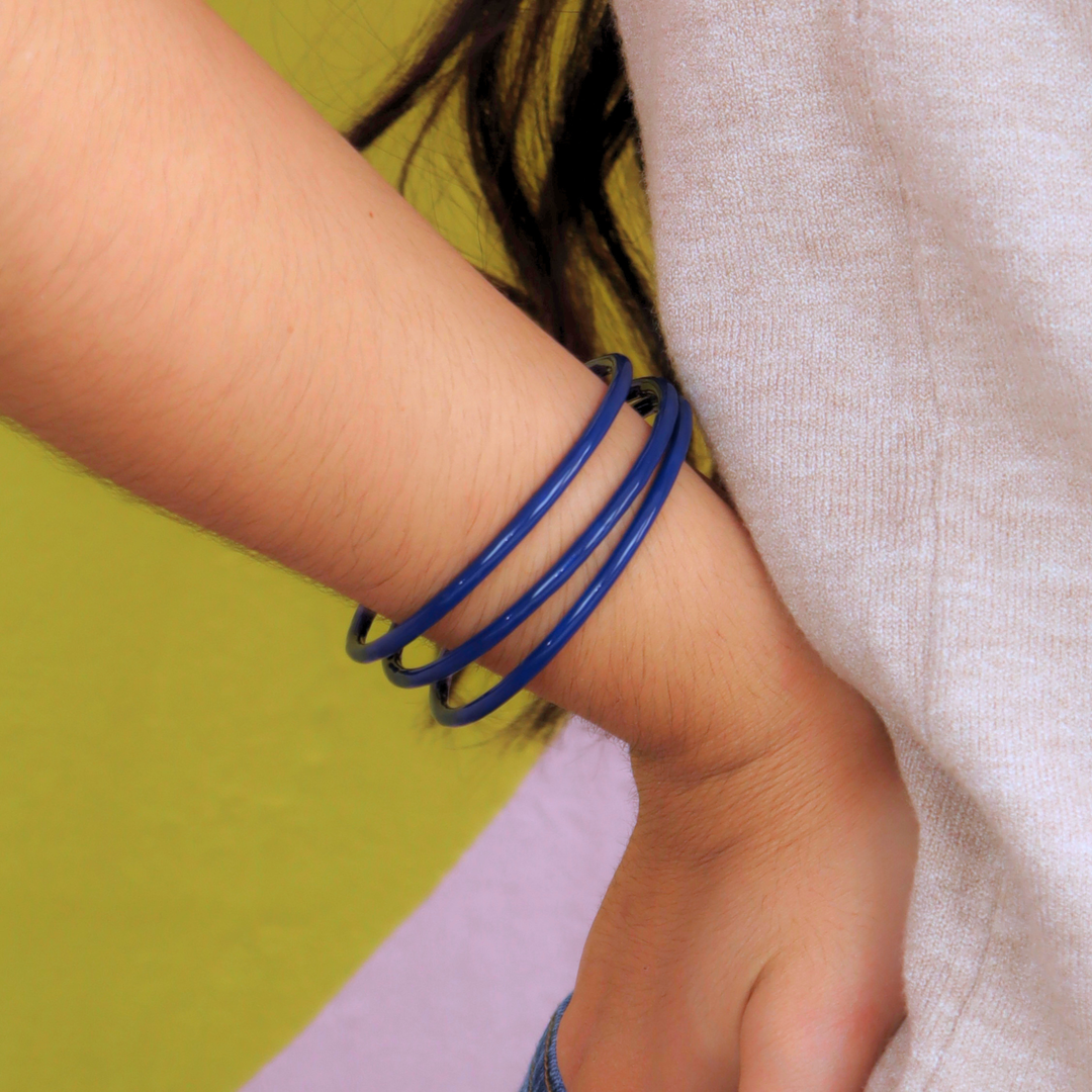 Bangles Iza Esmaltados Línea Exclusiva de Y - diferentes tamaños - 3pcs