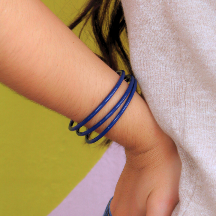 Bangles Iza Esmaltados Línea Exclusiva de Y - diferentes tamaños - 3pcs