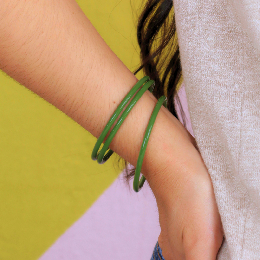 Bangles Iza Esmaltados Línea Exclusiva de Y - diferentes tamaños - 3pcs