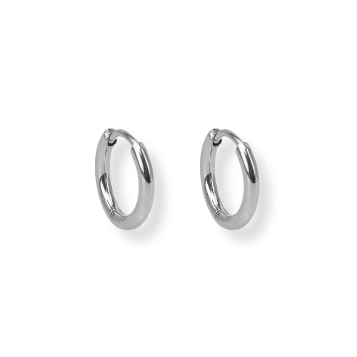 Aretes hoops - oro o plata - unisex - 1 par