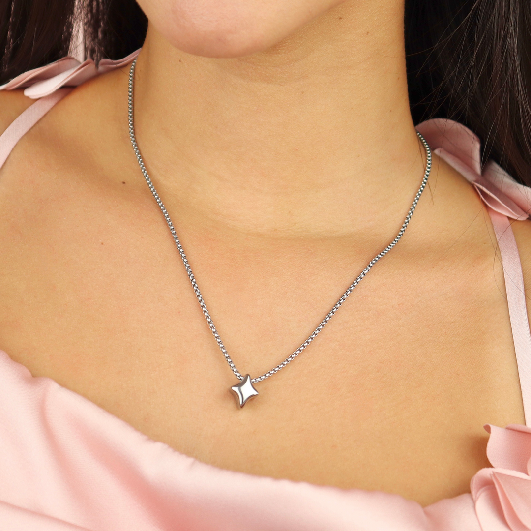 Collar Línea Exclusiva de Y - 1 charm - ajustable - varias maneras de uso - oro o plata