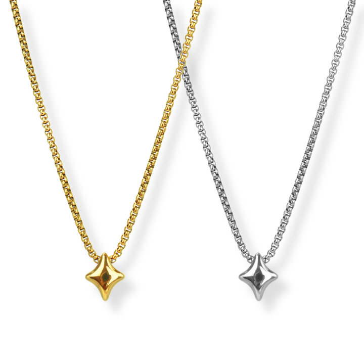 Collar Línea Exclusiva de Y - 1 charm - ajustable - varias maneras de uso - oro o plata