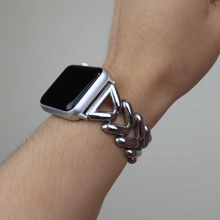 Correa Apple Watch Claudia - estilo en V - 1 pieza - oro o plata