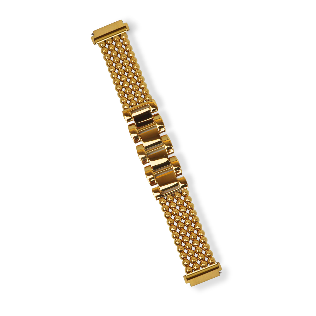 Correa Galaxy Watch Gabriela - bolitas - oro, plata, doble tono - 1 pieza