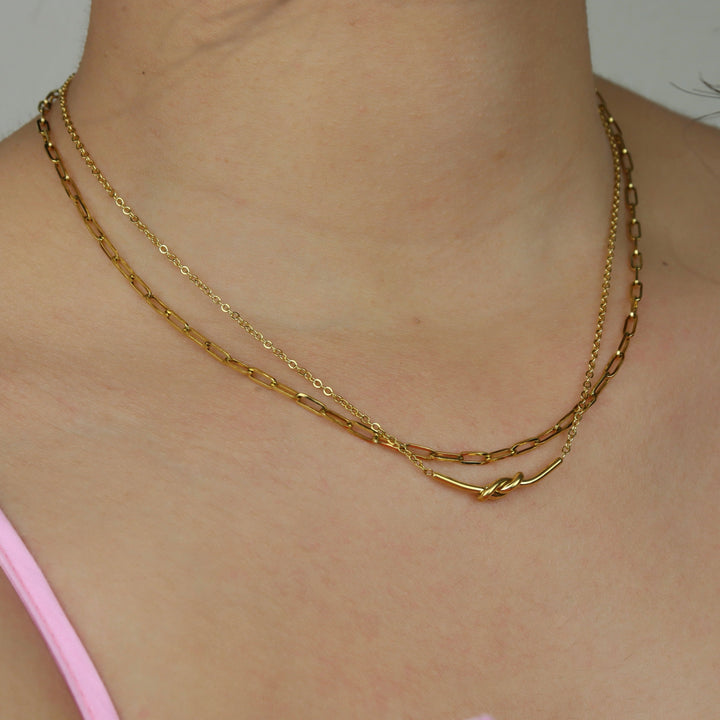 Collar Sophia - nudo - oro