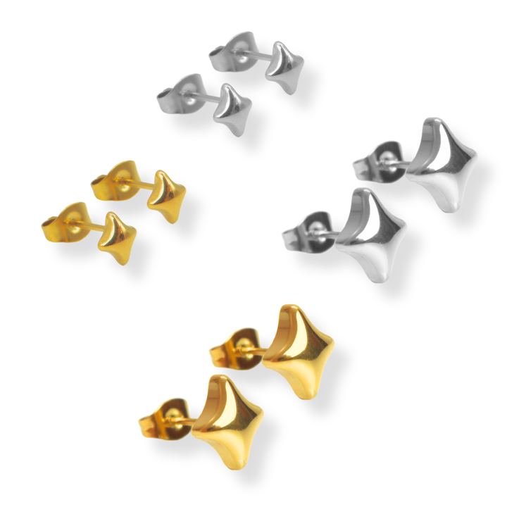 Aretes Línea Exclusiva de Y - Studs (dormilonas) - oro o plata