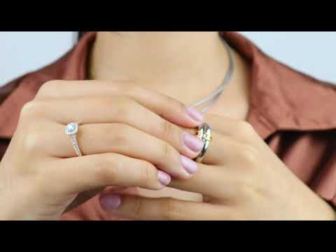 Sortija Loriann - doble aro - oro o doble tono - size 6 a 8